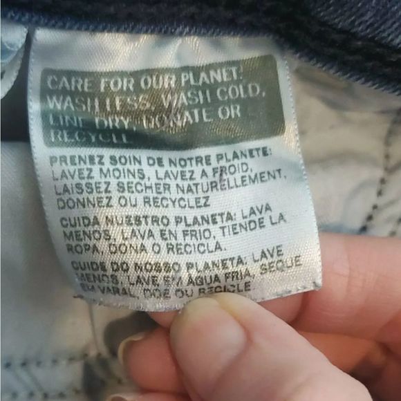 Levi's Women's Demi-Curve Low Rise Skinny Dark Wash Blue Jeans Size 11 - Picture 11 of 11